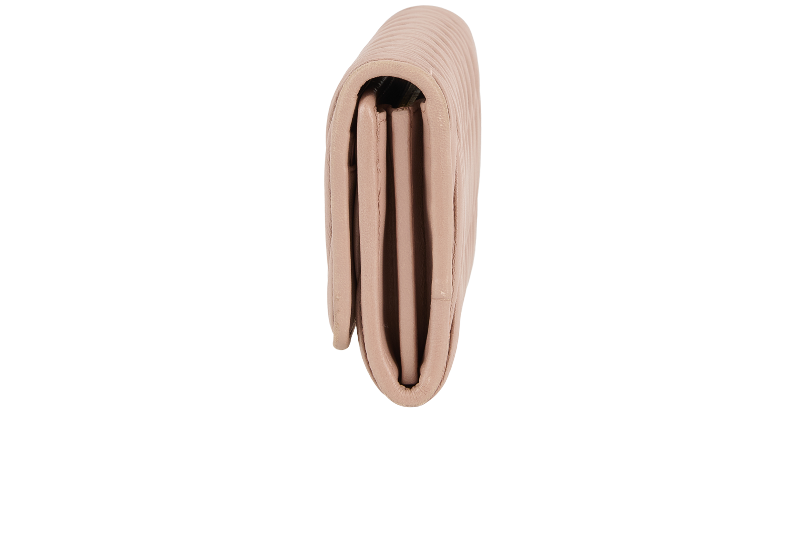 Miu Miu Matelassé Long Wallet, &pound;350, Accessories, Pink, Leather, Bottom view